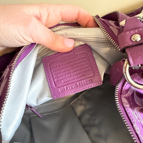 Coach Penelope Signature Sateen Convertible Shoulder Bag - Picture 10 of 12